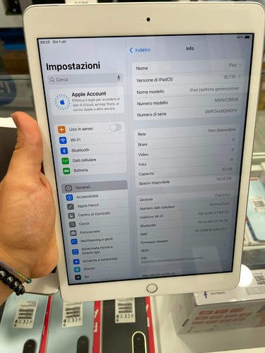 Apple ipad generazione - 7a, 32gb